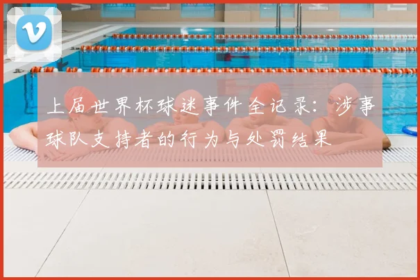 上届世界杯球迷事件全记录：涉事球队支持者的行为与处罚结果