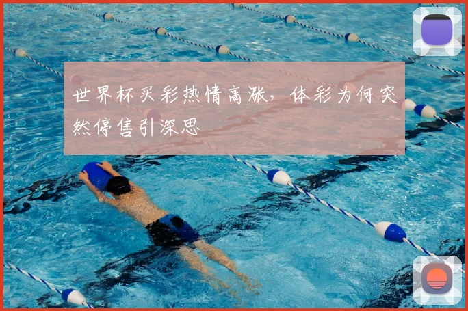 世界杯买彩热情高涨，体彩为何突然停售引深思
